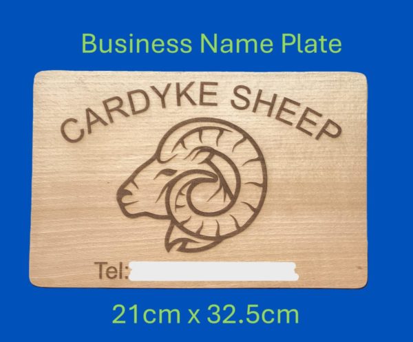 Engraved Property Wall Plaque